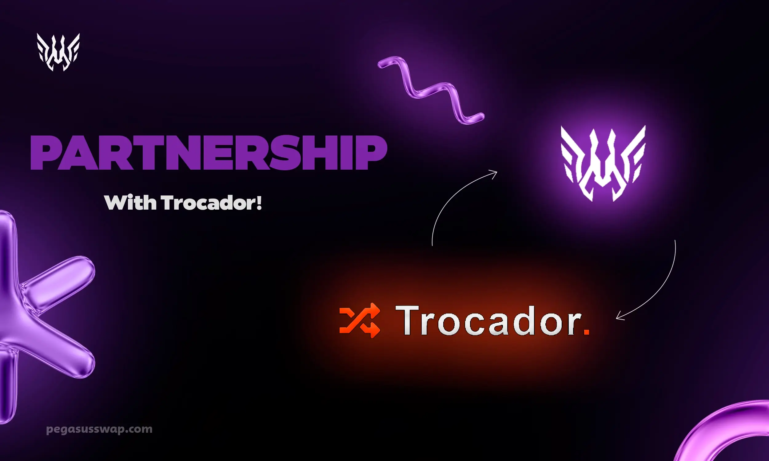PegasusSwap X Trocador.app Partnership!