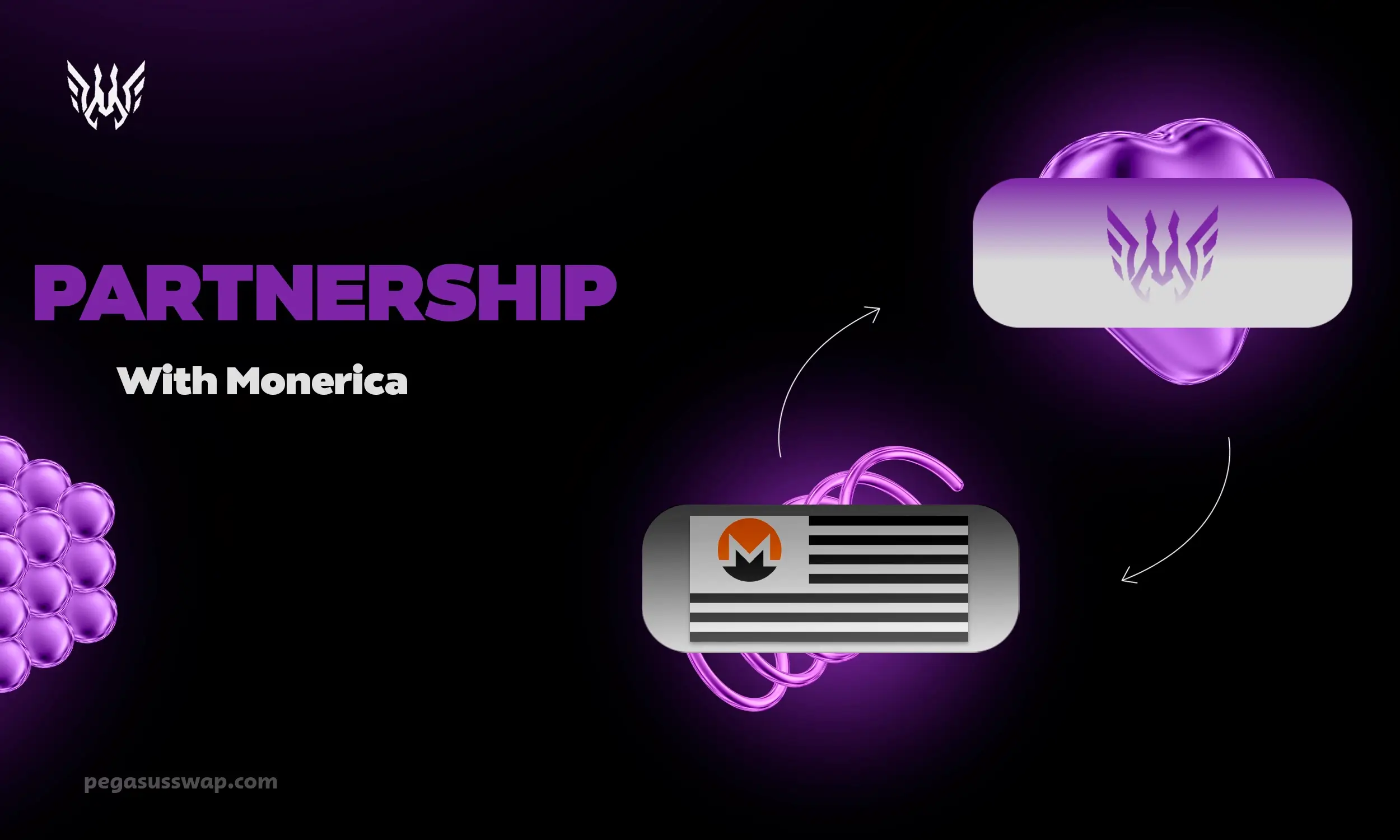 Pegasus Swap and Monerica partnership!