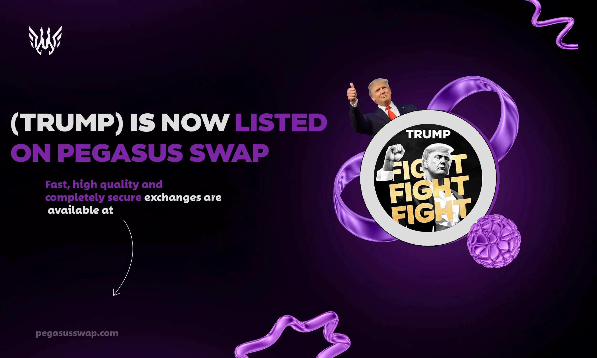$TRUMP Coin Joins PegasusSwap Ahead of Historic Inauguration!