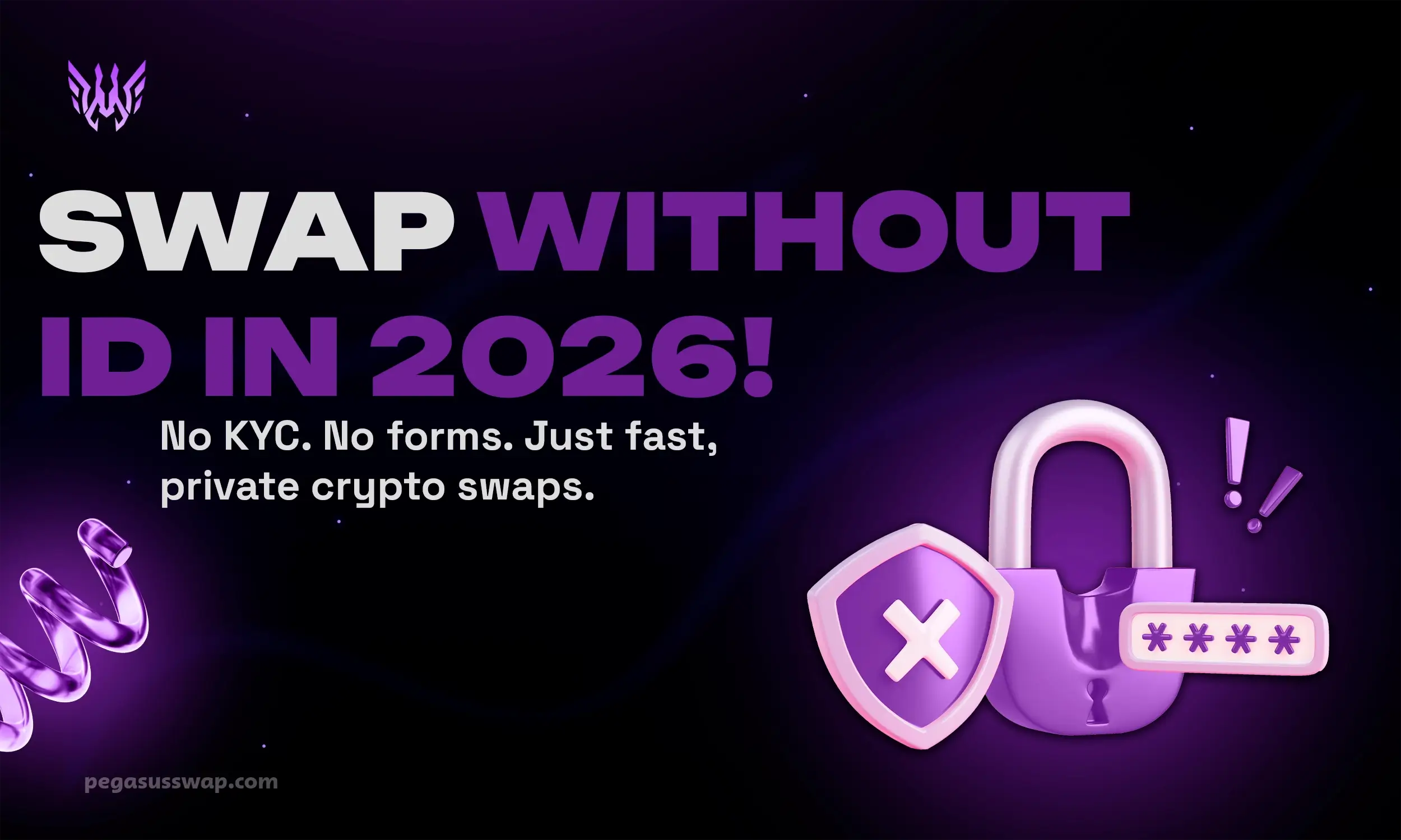 Best No-KYC Crypto Exchange 2026: Swap Without ID