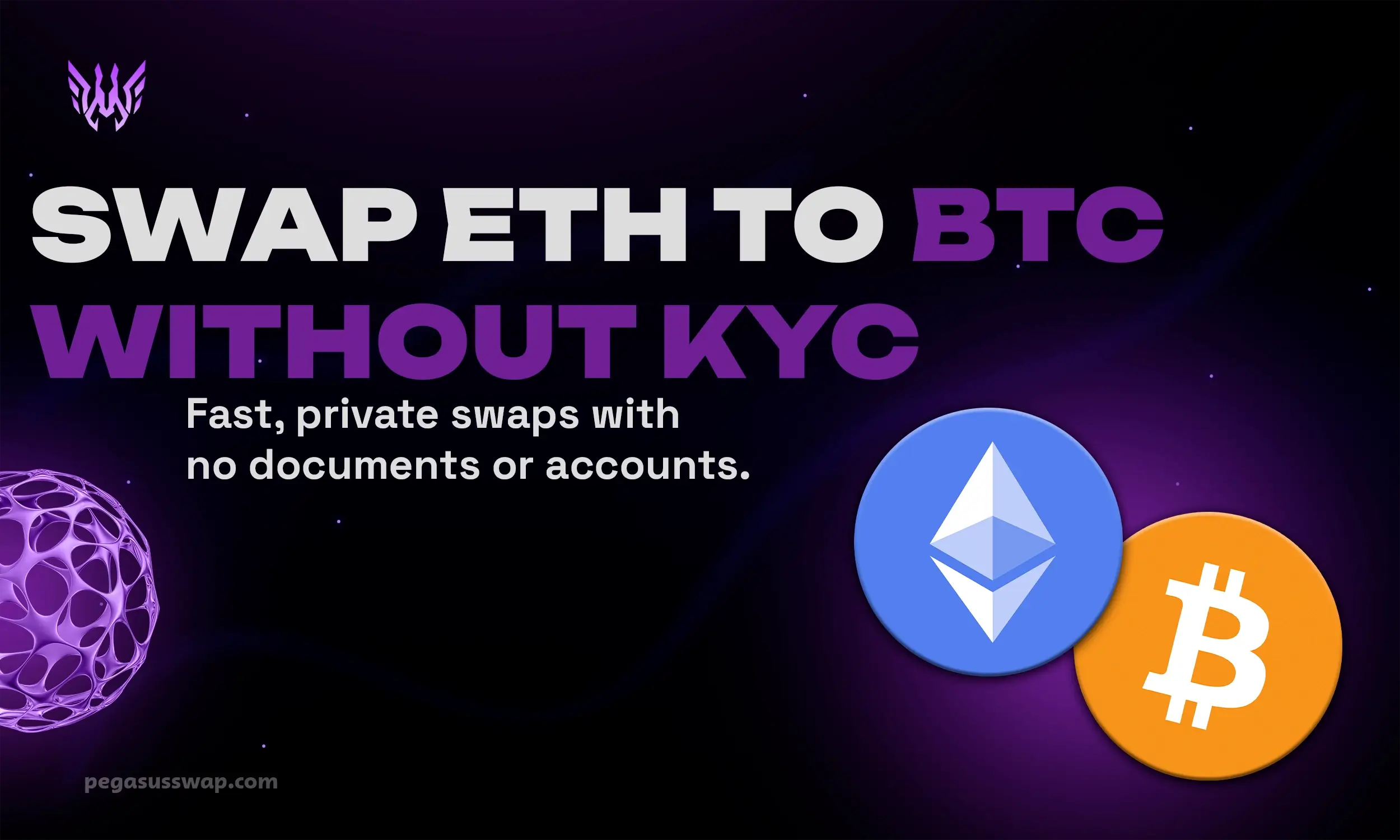 How to Swap ETH to BTC Without KYC in 2026